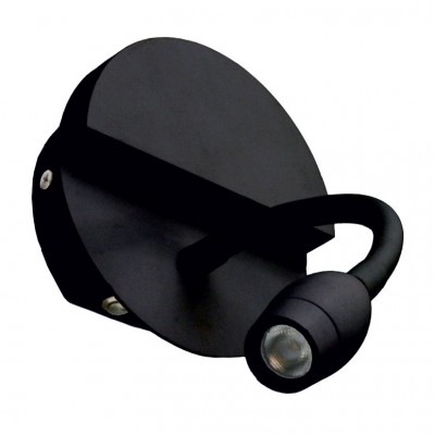 Φωτιστικό Reading Light LED 9W Διπλού Φωτισμού Θερμό Φως Μαύρο 3-6631